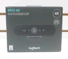 Logitech Brio 4k Computer Webcam w/Rightlight 3 & HDR (960-0