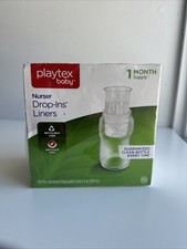Playtex Nurser Drop in Liners Disposable Bottle 4oz 150 Ct. New Sealed