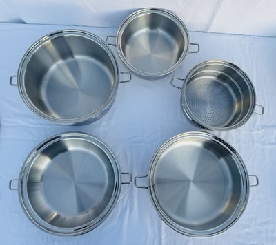 Saladmaster Newest Model 316Ti Waterless Cookware Set Titanium