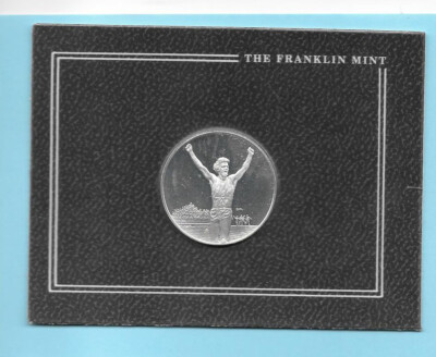 1983 Franklin Mint Coin .3350 Troy Ounce Sterling silver Bruce