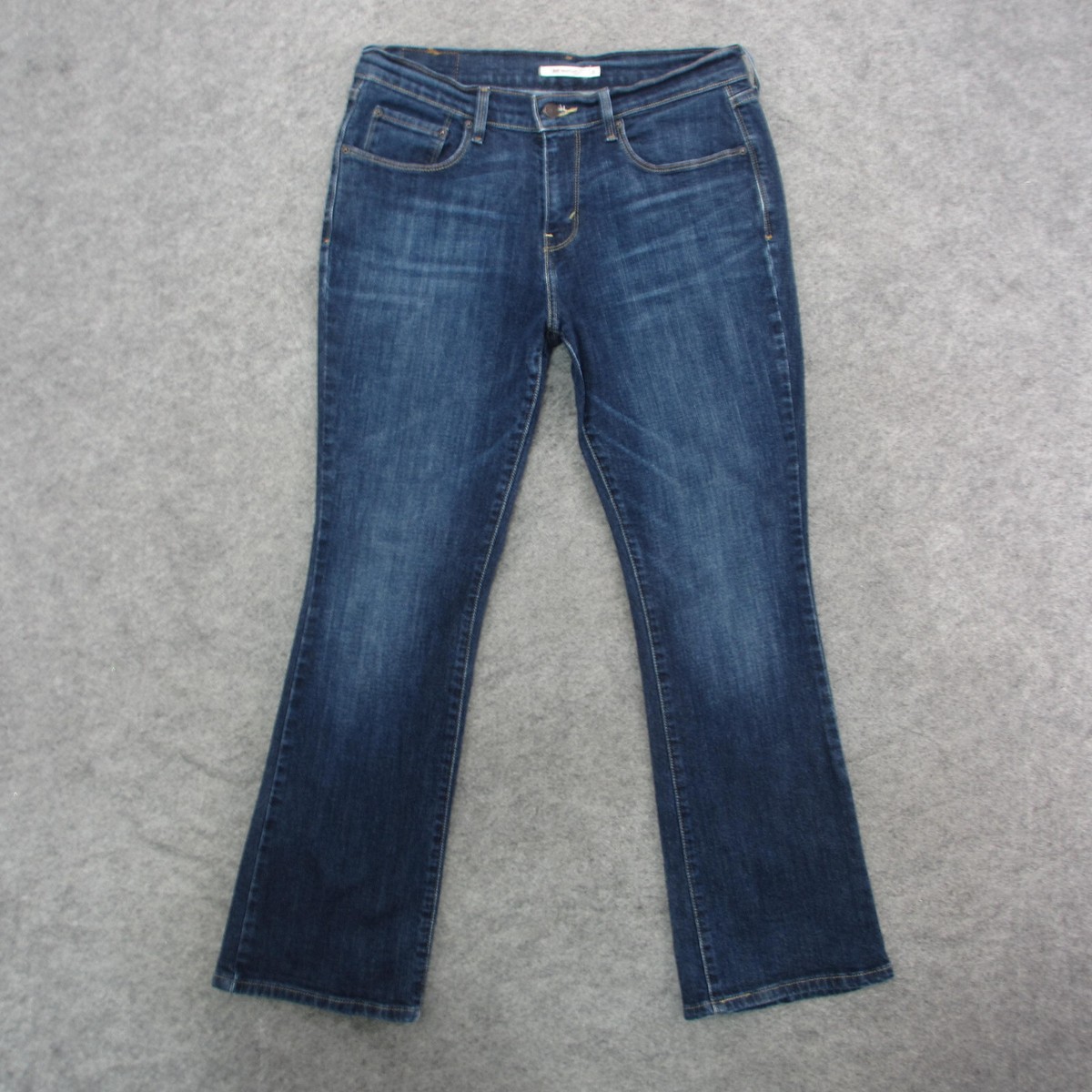 Levi's 515 Jeans Women's 8 Blue Dark Wash Boot Cut Jeans | eBay