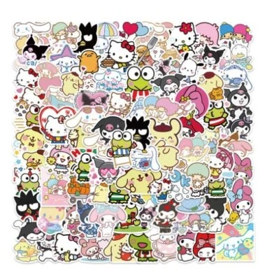 25x Hello Kitty Stickers -Birthday, Party Bags, Comics, Laptop, Skateboard, Book