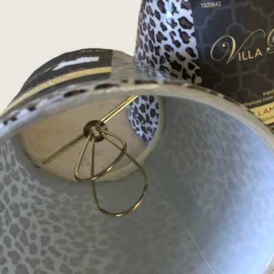 Villa Bacci Mini Lamp Shade 3 X5 X4 Set Of 2 Leopard Print Free Usa Villa Bacci Mini Lamp Shade 3 X5 X4, Animal Print Mini Lamp Shades