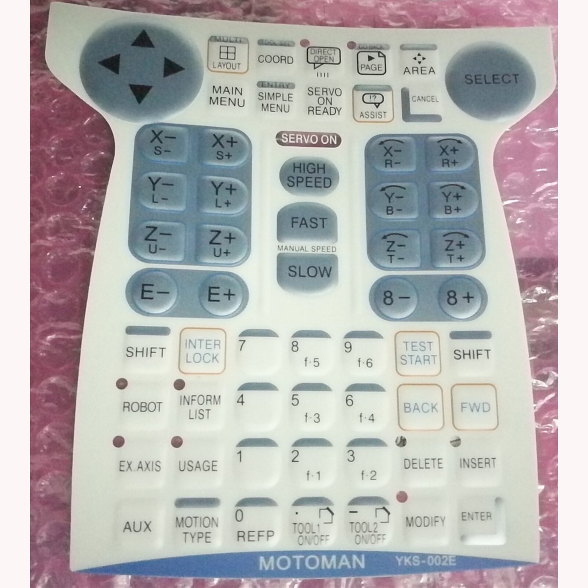 1PC Membrane film for yaskawa Robot Teach Pendant Motoman