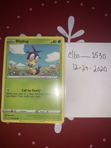 Blipbug 017 2 Pokemon Card Sword Shield Base Set Ebay