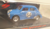 "Spark 1:43 - Renault 4CV 1063 \"Le Mans 1952 #54 - L. Pons / P. Moser\""