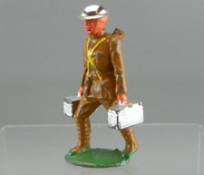Barclay 1930s Manoil 734 Lead Metal WW1 Toy Soldier Ammo Carrier Unproduced RARE