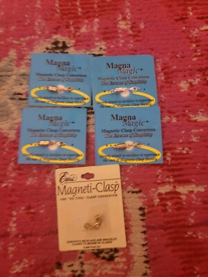 NEW Elderly aide Magna Magic Magnetic clip Converers jewelry clasps alterations