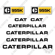 Fits Caterpillar 955K Decal Kit Dozer Equipment Decals 1970's - 3M VINYL!