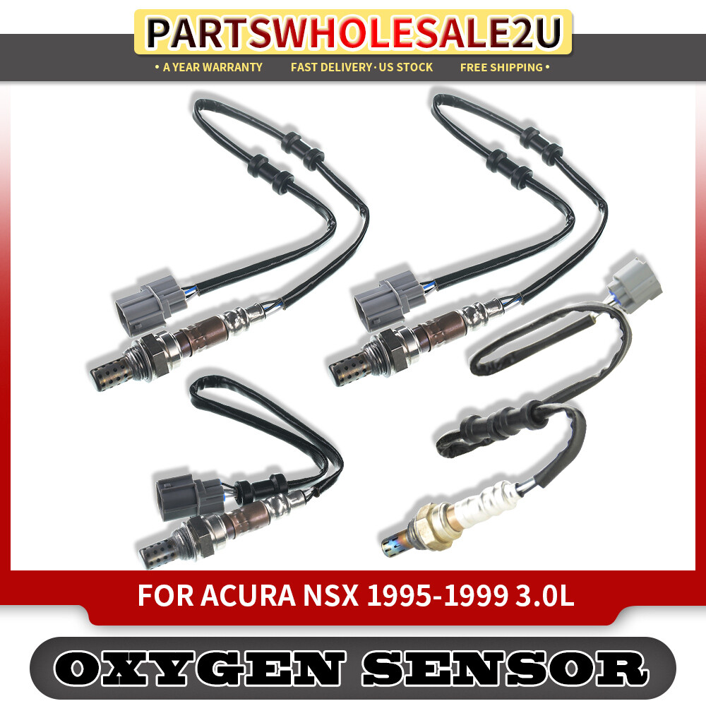 4x Upstream and Downstream O2 02 Oxygen Sensors for Acura NSX 95-99 3.0L C30A1
