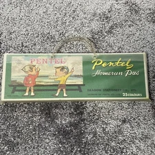 Vintage Oil Pastels 25 Colors Pentel Homerun Pas Pencil Stationery Co
