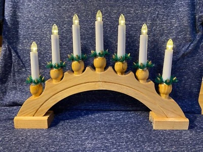 Beautiful Swedish Style Candelabra, Battery Operated, #Scandlights Christina