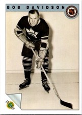  BOB DAVIDSON HOCKEY CARD ORIGINAL SIX TORONTO MAPLE LEAFS