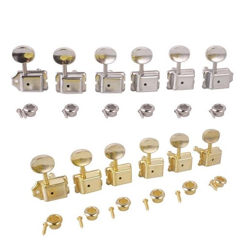 Teste Chitarra Vintage Gibson Teste Per Chitarra Vintage Stile Gibson – Set Di 3 Sintonizzatori Con Meccanismo Fluido, Colori Classici Teste Vintage Stile Gibson 3 Per Lato - Foto 2