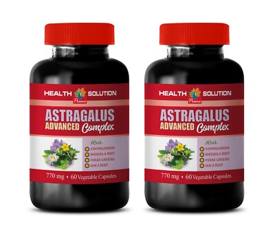 energy herbal supplement ASTRAGALUS ROOT COMPLEX 770MG cardiovascular support 2