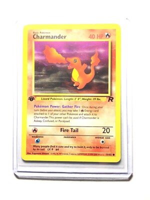 1995 charmander pokemon card value 50 82 - (50) or Paralyzed Has anyone ever seen this,