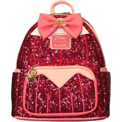 Loungefly Disney Aurora Sequin Backpack Grail Bag T NWT Make 