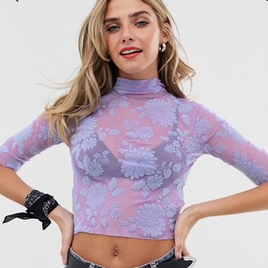 mesh top purple