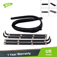 6pcs Window Sweep/Run Channel Weatherstrip Set For Ford 1987-1997 Pickup Truck