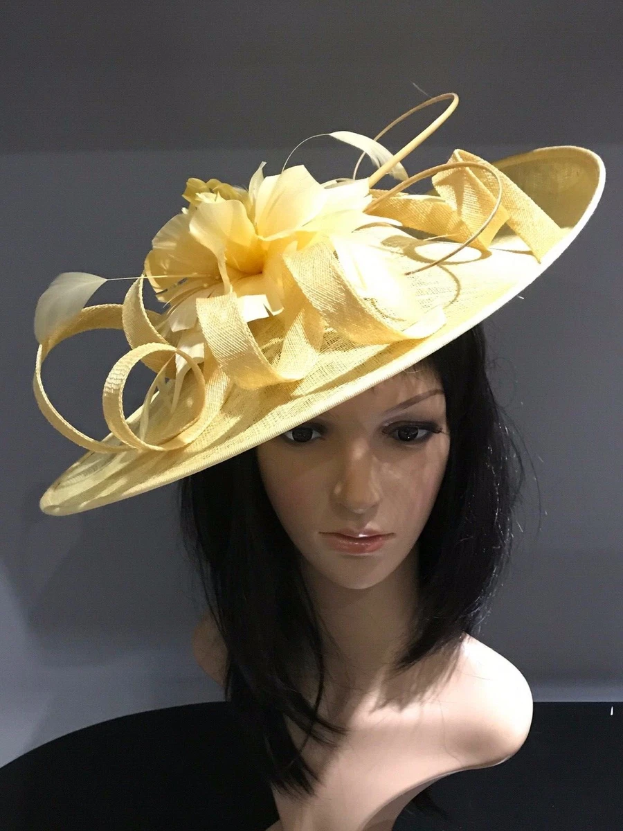 Pale gold wedding deals hat