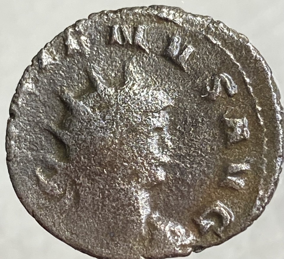 Ancient Roman Empire Coin Gallienus 260268 AD 1750 years old Virtus Aug Soldier eBay