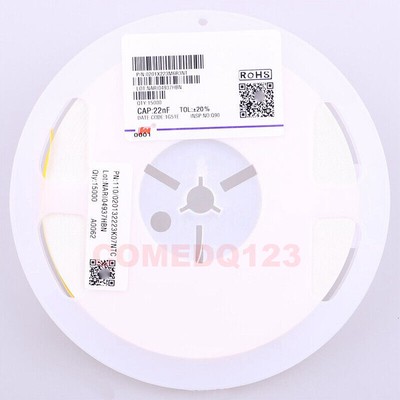 15000PCS/Reel 0201 22nF 6.3V X5R ±20% 0201X223M6R3NT FH Ceramic Capacitor #W2*