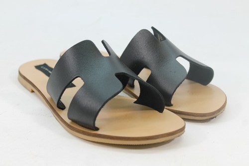 steve madden greece sandals black