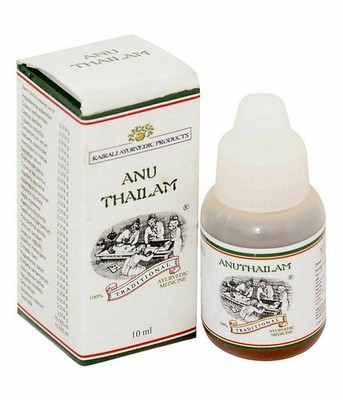 Anu Thailam (10 ml) Ayurvedisches Öl von Kairali Ayurveda Kostenloser Versand