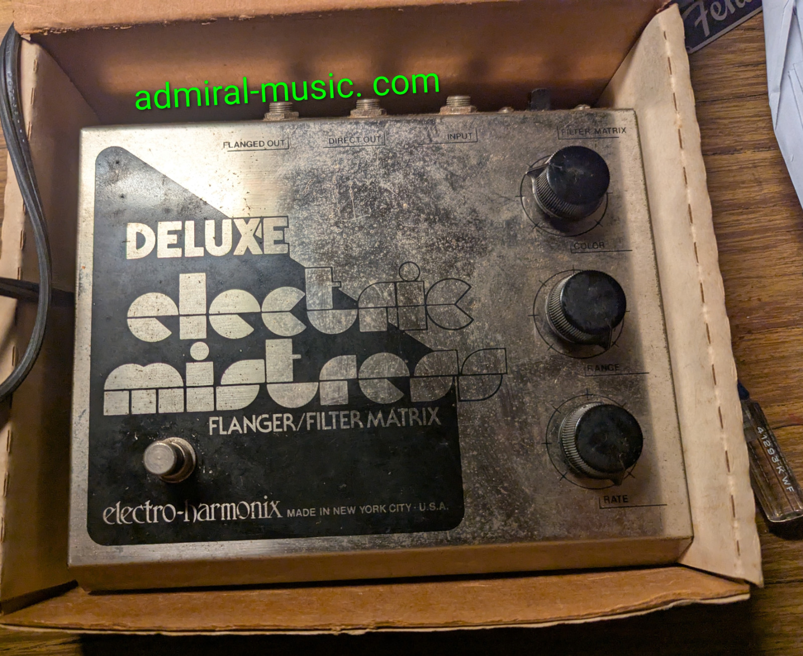 Electro Harmonix NYC 1978 Deluxe Electric Mistress Vintage Effect 1st generation