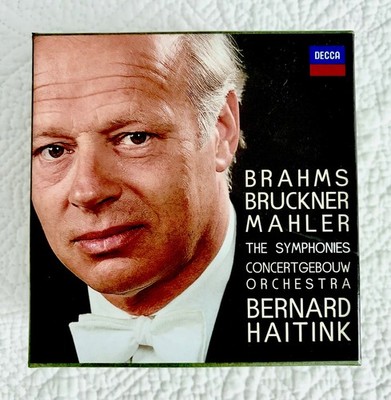 Reduced! BERNARD HAITINK: BRAHMS/BRUCKNER/MAHLER SYMPHONIES (23-CD BOX SET 2013)