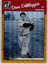 Dom DiMaggio 2023 Donruss Holo Orange 280 Boston Red Sox