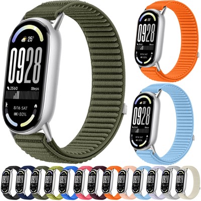 For Xiaomi Mi Band 10 9 8 NFC Watch Band Nylon Wrist Strap Replacement Bracelet