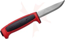 Morakniv Made in Sweden 511 (c) Carbon Steel 3.5” Blade Knife -Red/Black