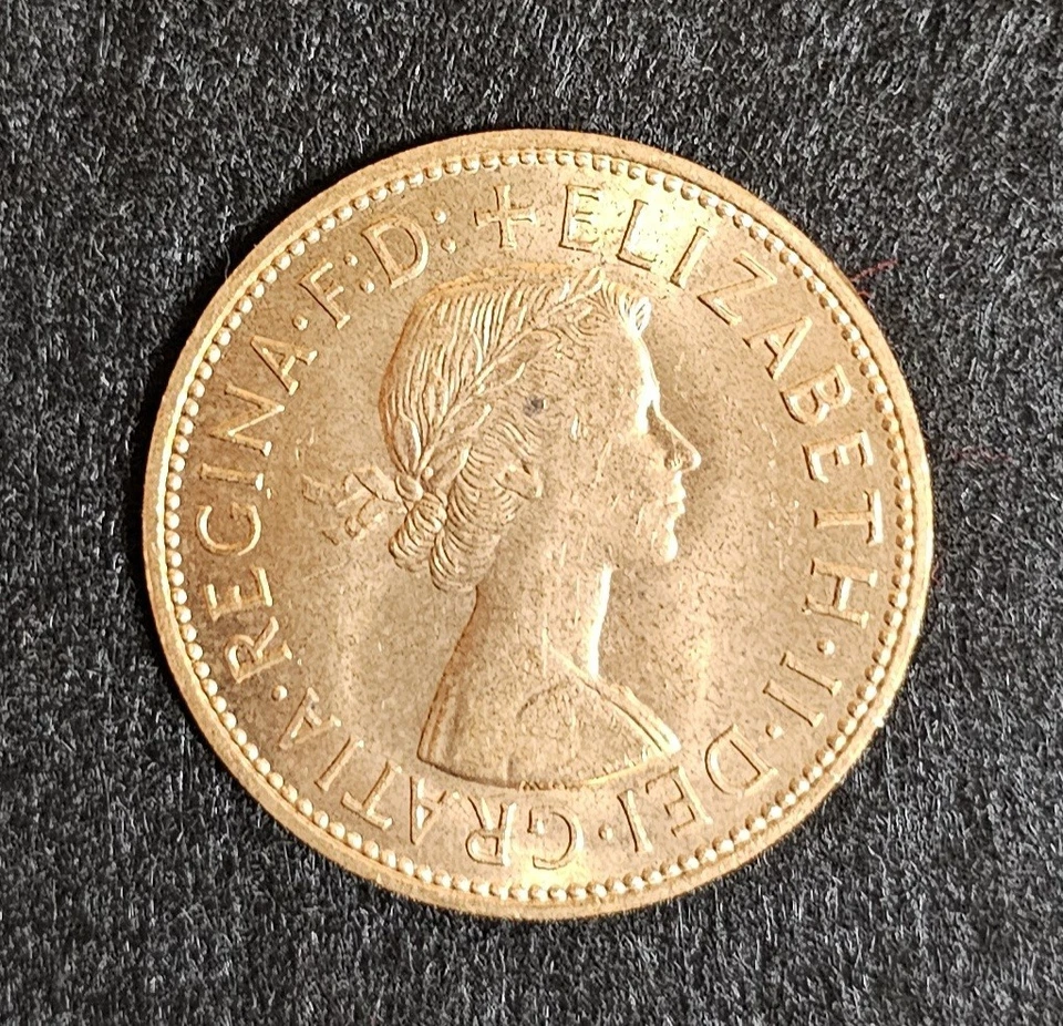 1966 Great Britain UK One Penny - Image 1 of 2