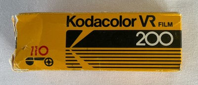 One Roll 110 Kodacolor VR 200 FiILM 12-Exposures -  EXPIRED 1986