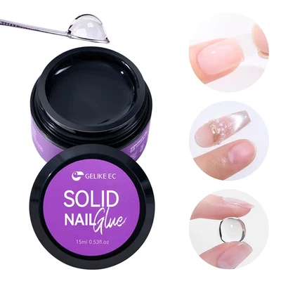 Gelike ec Nagelkleber für Gel Tips Extra Stark Kunstnägel Press On Fingernägel U