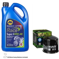 VF400 Oil and Filter Kit Morris Race Super 4 10w40 4L Honda VF 400 1983