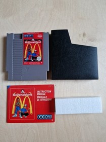 MCDONALDLAND LEADER TOYS OCEAN MATTEL ITA NINTENDO NES PAL A MCDONALD MACDONALD
