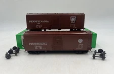 Ho Scale Rolling Stock Bowser 55302 X-31a Single Door PRR Boxcar Set Built