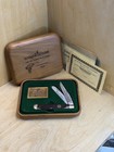 SCHRADE CUTLERY 1987/88 Federal Duck Stamp Commemorative Knife w/Wood Box & Docs — photo 1
