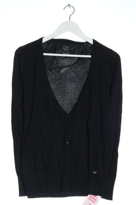 URBAN BASICS Cardigan Damen Jacke Gr. DE 36 schwarz Casual-Look