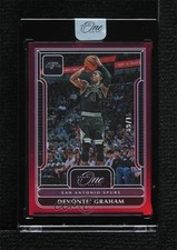2022-23 Panini One and One Red 9/15 Devonte' Graham #78 12po