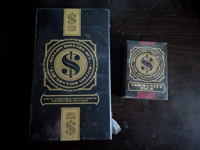Million Dollars But Card Game Brand New Sealed With Community Pack Expansion