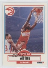 1990 Fleer Dominique Wilkins (No Black Line Under Biographical Information) 0t69