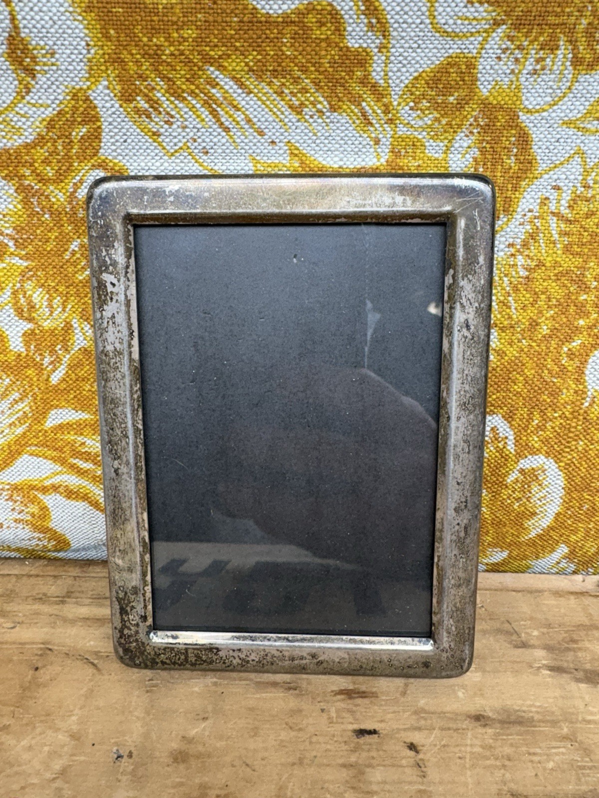 Marco de fotos vintage de plata esterlina Newport 302R 3x5 26 gramos de ley .925