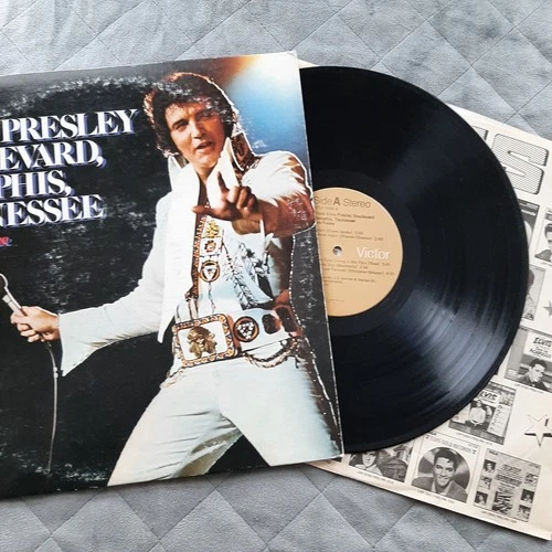Elvis Presley FROM ELVIS PRESLEY BLVD APL1-1506 (USA 1976 ORIGINAL) TAN LABEL