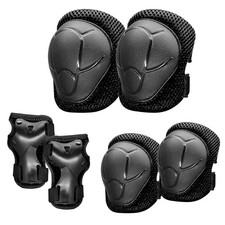 Protective Gear Set, Knee Pads for Kids 3-10 Years Old, Toddler Elbow Black