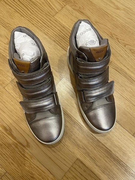 Women Ecco Boots Gold 37