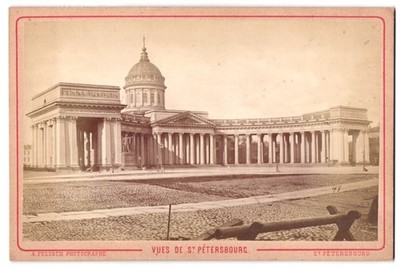 Fotografie A. Felisch, St. Petersburg, Ansicht St. Petersburg, die Kasansche Ka 