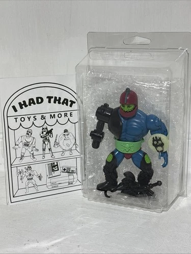 Masters of the Universe Vintage MOTU He-Man TRAP JAW  Complete w Ring MINT